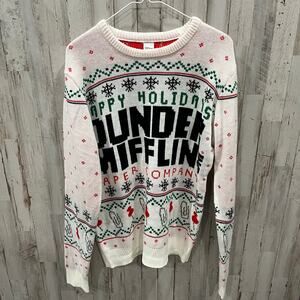 The Office Dunder Mifflin Paper Company Ugly Christmas Sweater Mens Medium